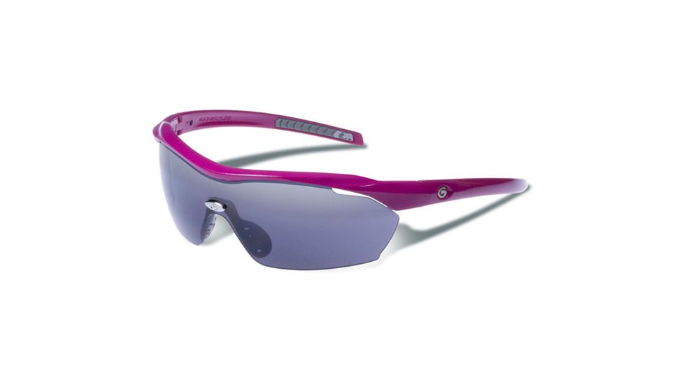 Gargoyles Pursuit Sunglasses w/ Fuschia Frame, Smoke Lens GAR10700049