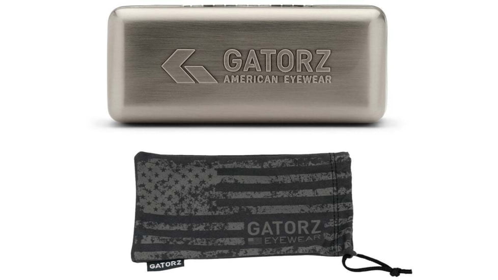 Gatorz Blackout Magnum Sunglasses, Blackout Frame,Optimized Polarized Smoked Lens, GZ-01-010