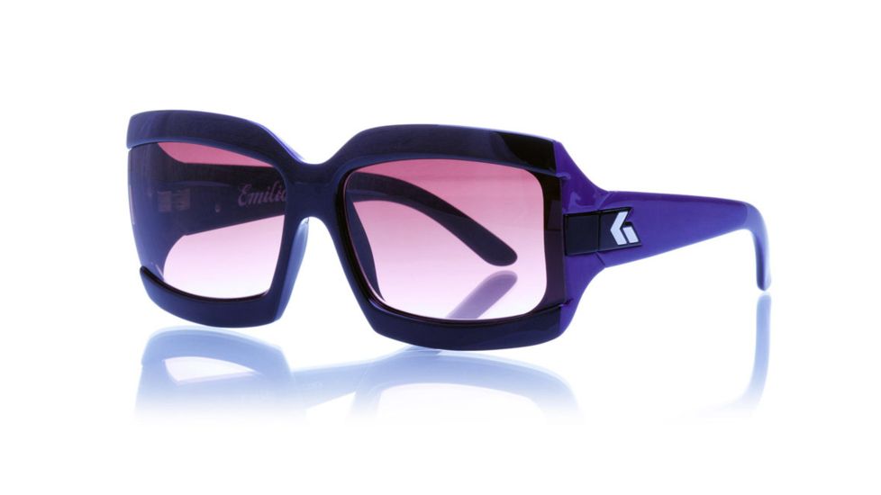 Gatorz Emibkp05fBkp Emilia Black Purple Frame Purple Fade Lens Sunglasses