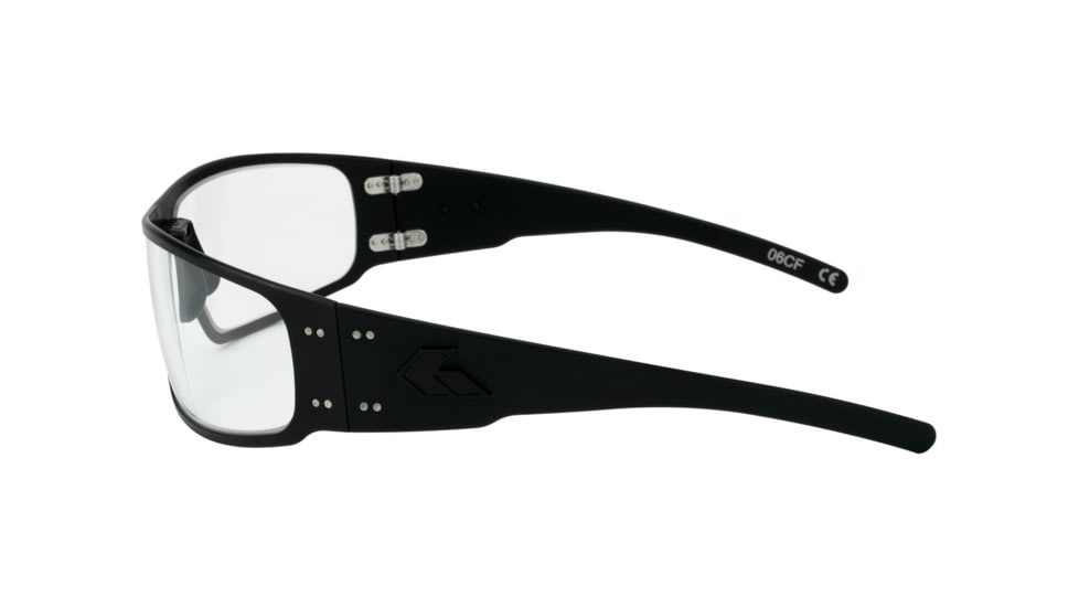 Gatorz Magnum 2.0 Sunglasses, Blackout Frame, Clear Lens, MAG2BLK06MBP