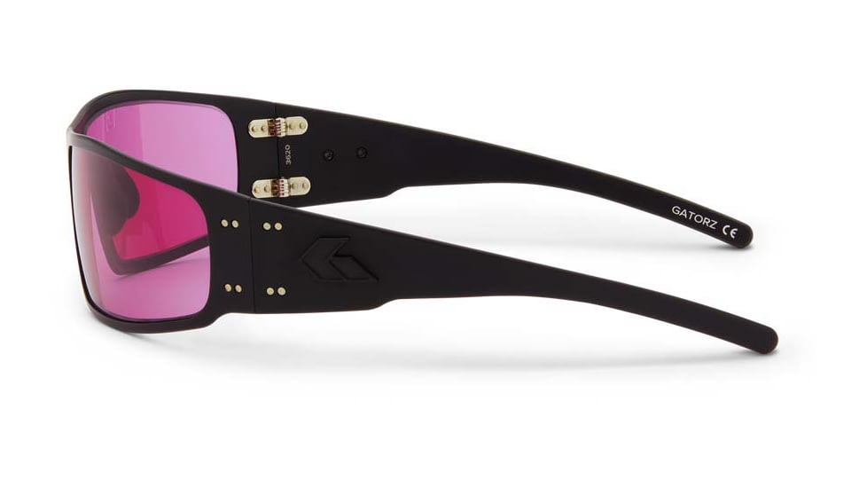 Gatorz Magnum Milspec Ballistic Z87.1 Sunglasses, Blackout Frame, Shooting Day, w/Anti-Fog Lens, GZ-01-028