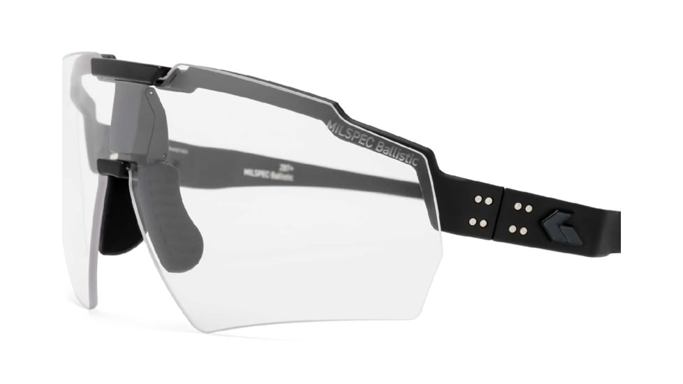 Gatorz Milspec Ballistic Z87.1 Sunglasses, Black Cerakote Frame, Photochromic Lens , Blackout Logo, One Size, GZ-10-404