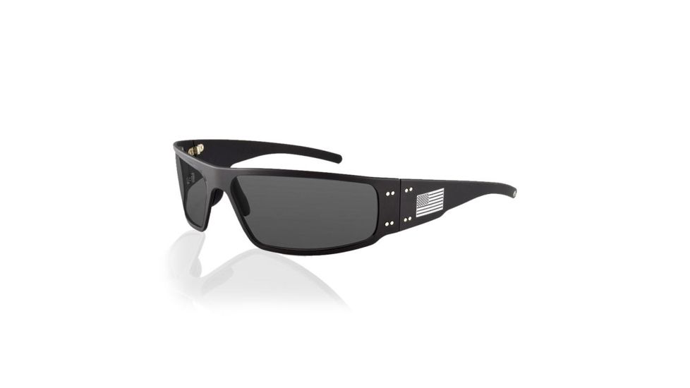 Gatorz Patriot Magnum Progressive Prescription Sunglasses, Black - Engraved Forward Facing Flag Frame, AM-MAGBLK01PR