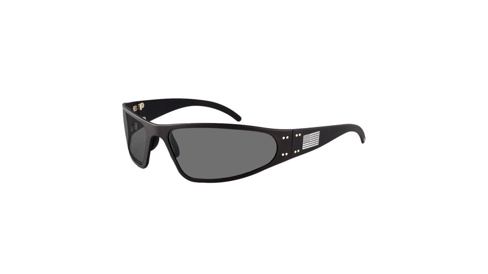 Gatorz Patriot Wraptor, Black - Engraved Forward Facing Flag, one size, AM-WRABLK01