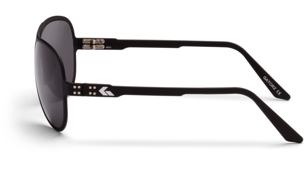Gatorz Skyhook Sunglasses, Black Frame, Smoke, GZ-09-031