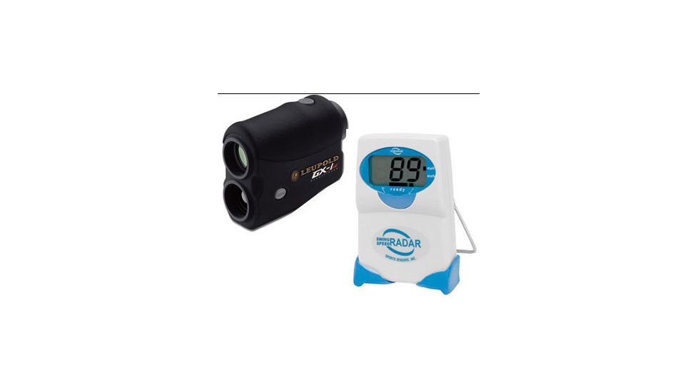 2-PC Golf Lover Golfing Gift Package - Sport Sensors Swing Speed Radar and Leupold GX I Rangefinder 64080