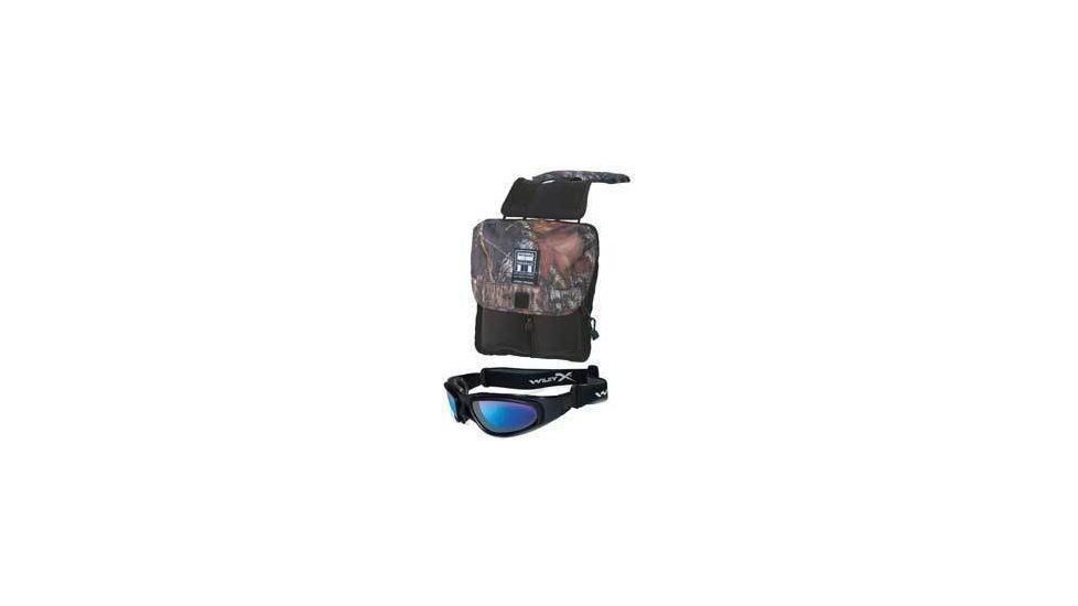 2-PC Ride with the Wind Motorcycle Fan Gift Package - Wiley-X SG-1 Sunglasses 73, Tamarack ATV Tank Saddle Bag SBTB-B