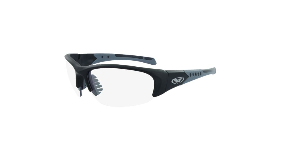 Global Vision Bold Shooting Glasses, Black Frame with Hydrophobic Clear Lens 4002615