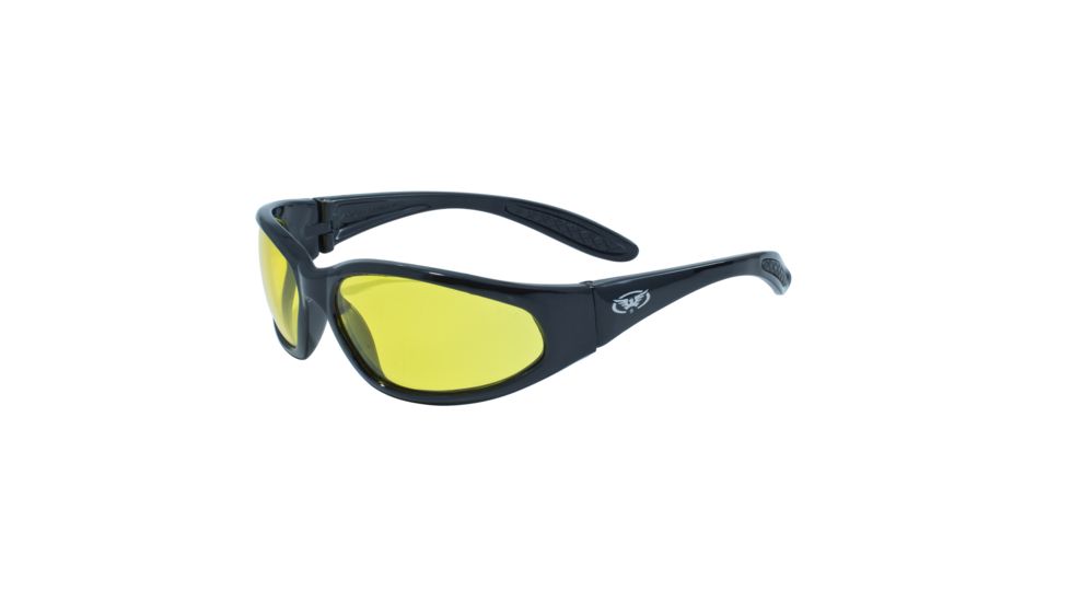 Global Vision Hercules Shooting Glasses, Gloss Black Frame, Yellow Antifog Lens 4002618