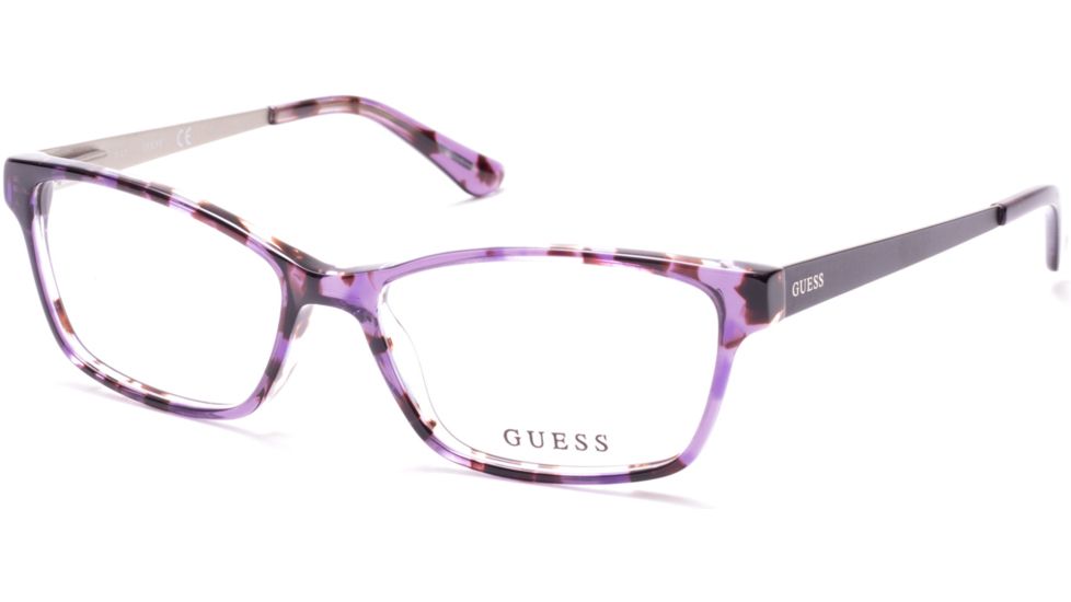 Guess GU2538 Eyeglass Frames - Violet Frame Color