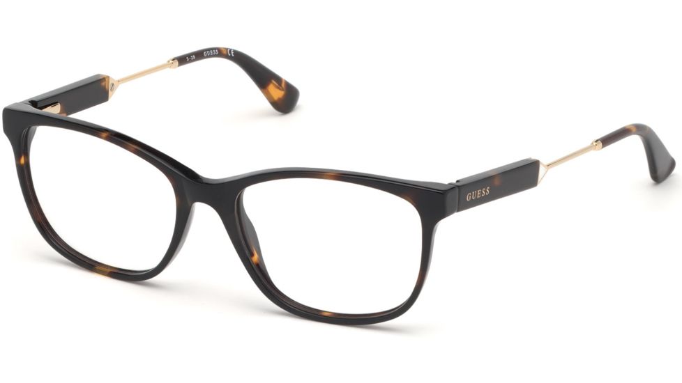 Guess GU2717 Eyeglass Frames - Dark Havana Frame Color, Dark Havana Lens Color