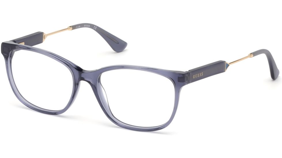 Guess GU2717 Eyeglass Frames - Shiny Blue Frame Color, Shiny Blue Lens Color