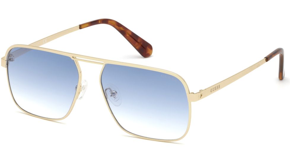 Guess GU6939 Sunglasses - Gold Frame Color, Gradient Blue Lens Color