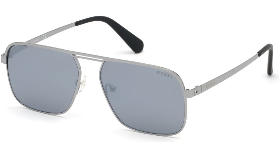 Guess GU6939 Sunglasses - Shiny Gumetal Frame Color, Gradient Smoke Lens Color