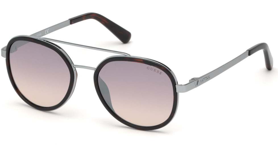 Guess GU6949 Sunglasses - Dark Havana Frame Color, Brown Mirror Lens Color