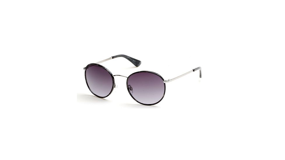 Guess GU7415 Sunglasses - Shiny Light Nickeltin Frame Color, Gradient Smoke Lens Color