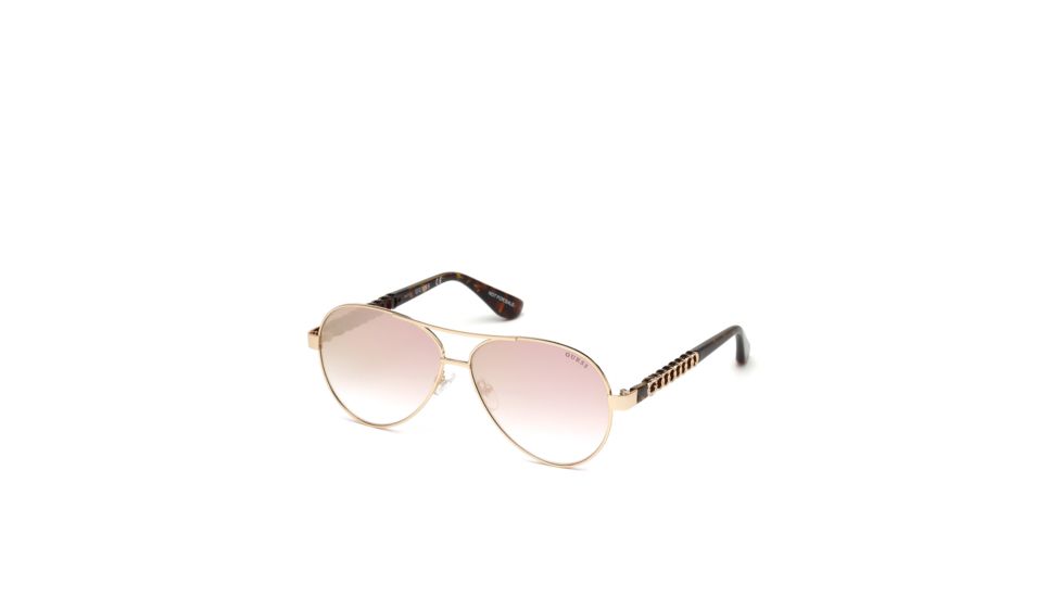 Guess GU7518-S Prescription Sunglasses GU7518-S5828G - Lens Diameter 58 mm, Frame Color Shiny Rose Gold