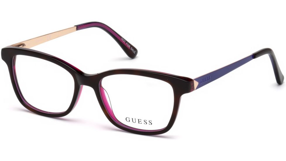Guess GU9177 Eyeglass Frames - Dark Havana Frame Color, Dark Havana Lens Color