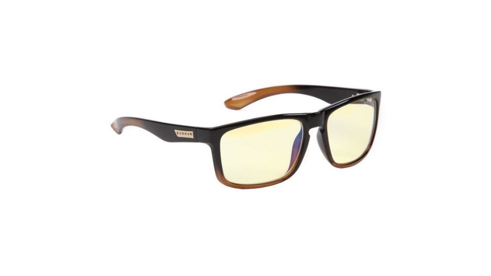 Gunnar Optiks Crossover Intercept 24K Sunglasses, Dark Ale Frame, Amber Lens, INT-07007