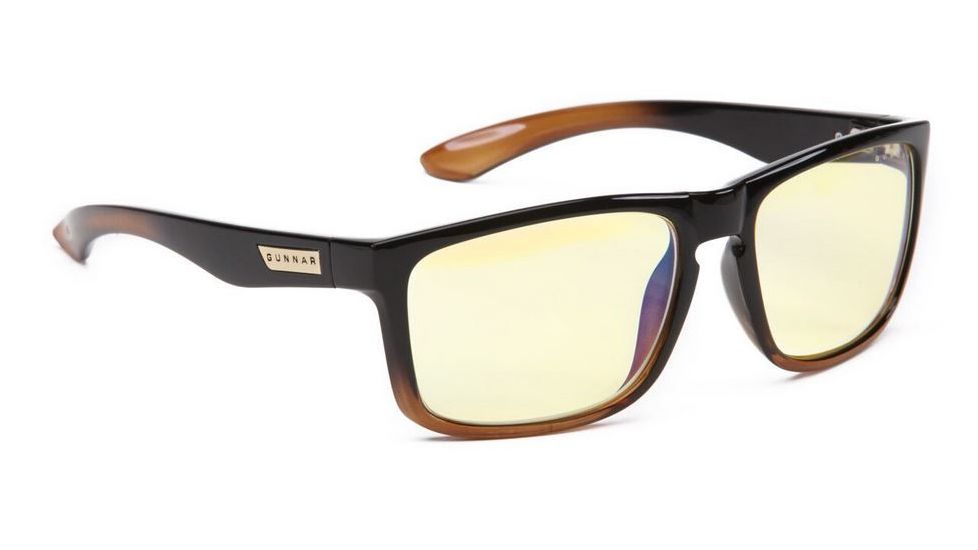 Gunnar Optiks Crossover Intercept 24K Sunglasses, Dark Ale Frame, Grey Lens, INT-07001