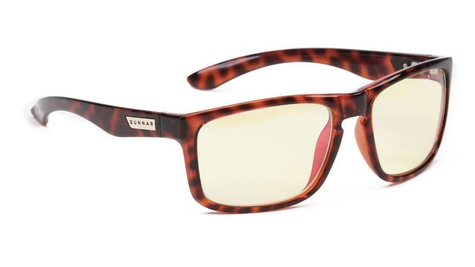 Gunnar Optiks Crossover Intercept 24K Sunglasses, Raven Frame, Amber Lens, INT-02301