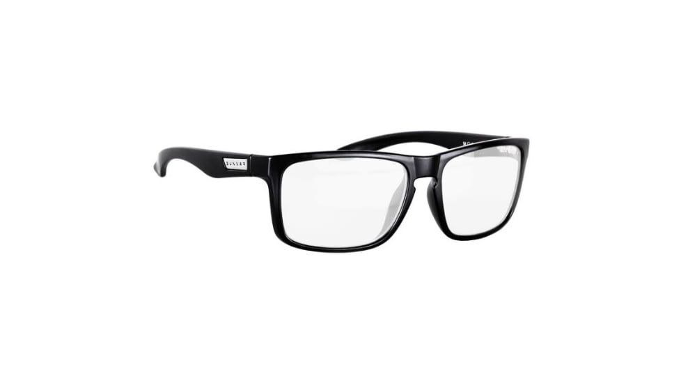 Gunnar Optiks Crossover Intercept Sunglasses, Onyx Frame, Crystalline Lens, INT-00103