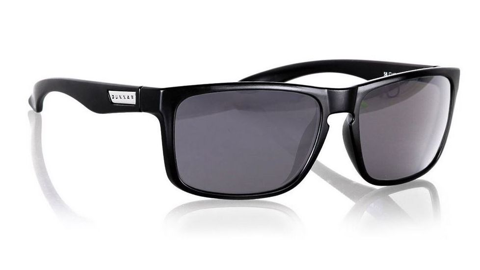 Gunnar Optiks Crossover Intercept Sunglasses, Onyx Frame, Grey Lens, INT-00107