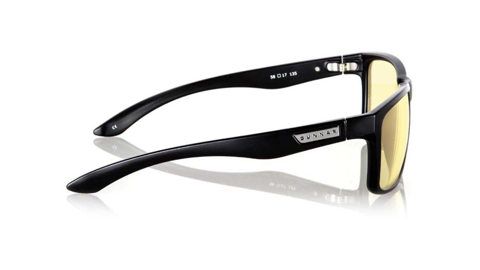 Gunnar Optiks Intercept Full Rim Advanced Video Gaming Glasses, Onyx Frame Finish, Onyx, Full Rim INT-00101