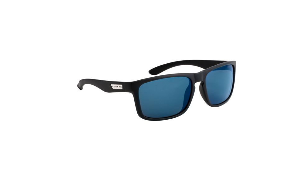 Gunnar Optiks Intercept Nylon Polymer Glasses, Onyx, 58-17, INT-00111