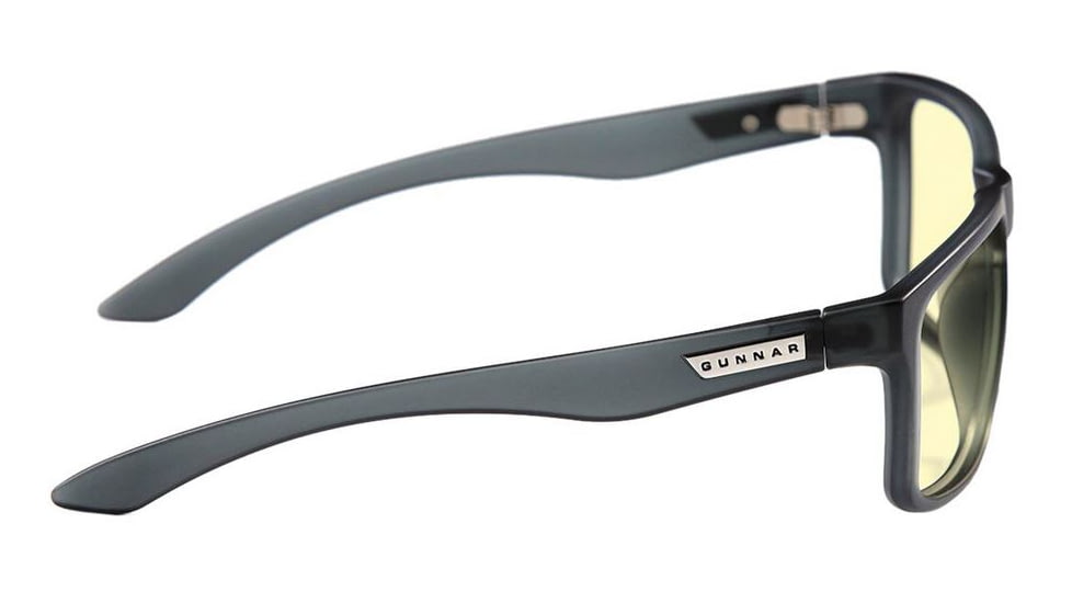 Gunnar Optiks Intercept Nylon Polymer Sunglasses, Smoke Frame/Amber Lens INT-06701