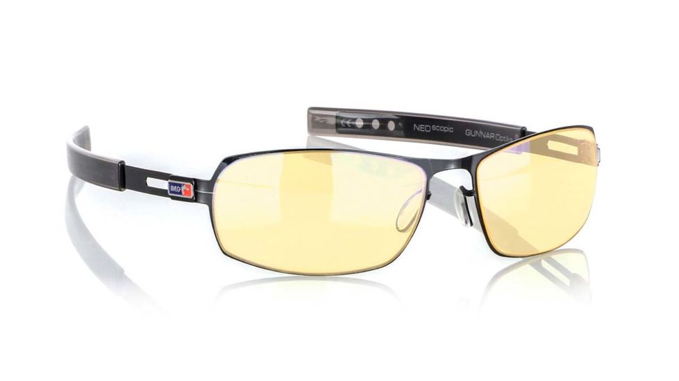 Gunnar Optiks MLG Phantom Full Rim Advanced Video Gaming Glasses, Gloss Onyx Frame Finish, Gloss Onyx, Full Rim PHA-00101