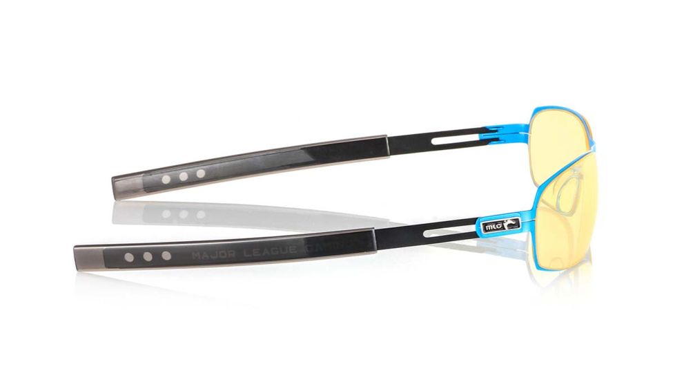 Gunnar Optiks MLG Phantom Full Rim Advanced Video Gaming Glasses, Neptune/Onyx Frame Finish, Neptune, Full Rim PHA-05201