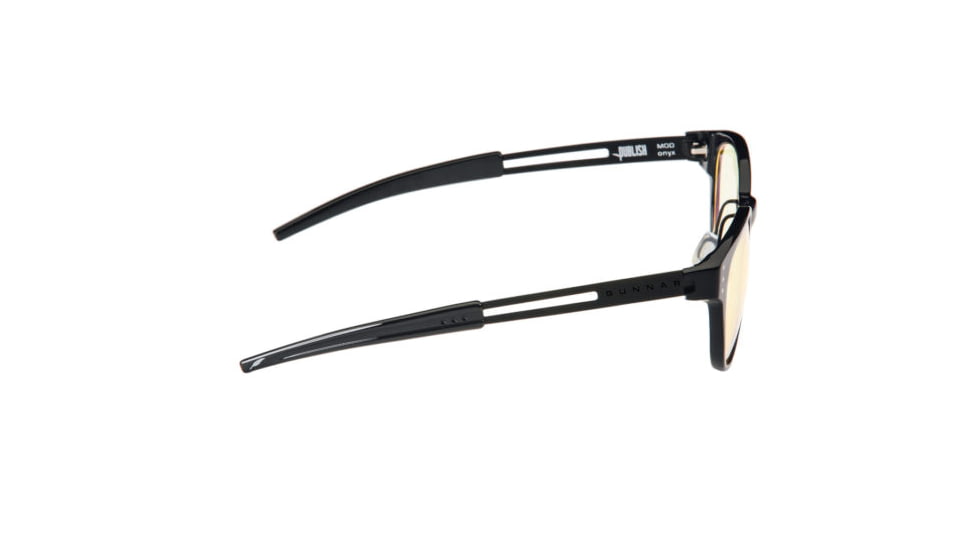Gunnar Optiks Mod Protective Computer Eyewear Designed by Publish, Onyx/amber, 51-20 MOD-92649
