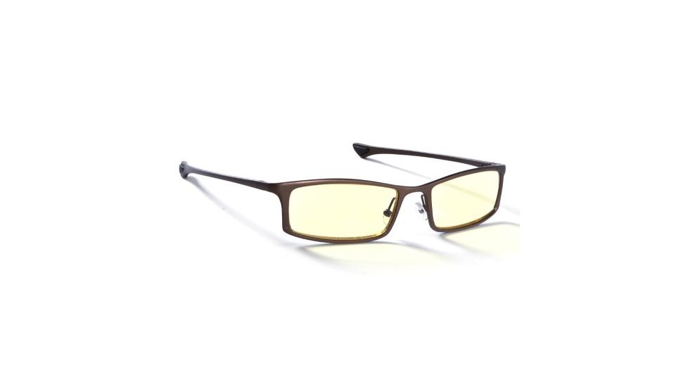 Gunnar Optiks Office Phenom Single Vision Prescription Sunglasses, Earth Frame, ST002-C013SV