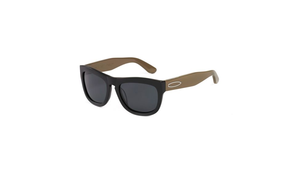 Hang Ten Gold Papa He e Nalu Sunglasses, Matte Black/Smoke Lens 4002434