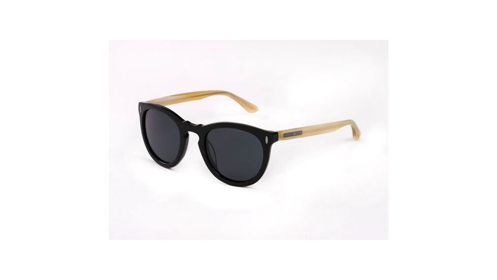Hang Ten Gold The Dandy Sunglasses, Shiny Black/Grey Lens 4002424