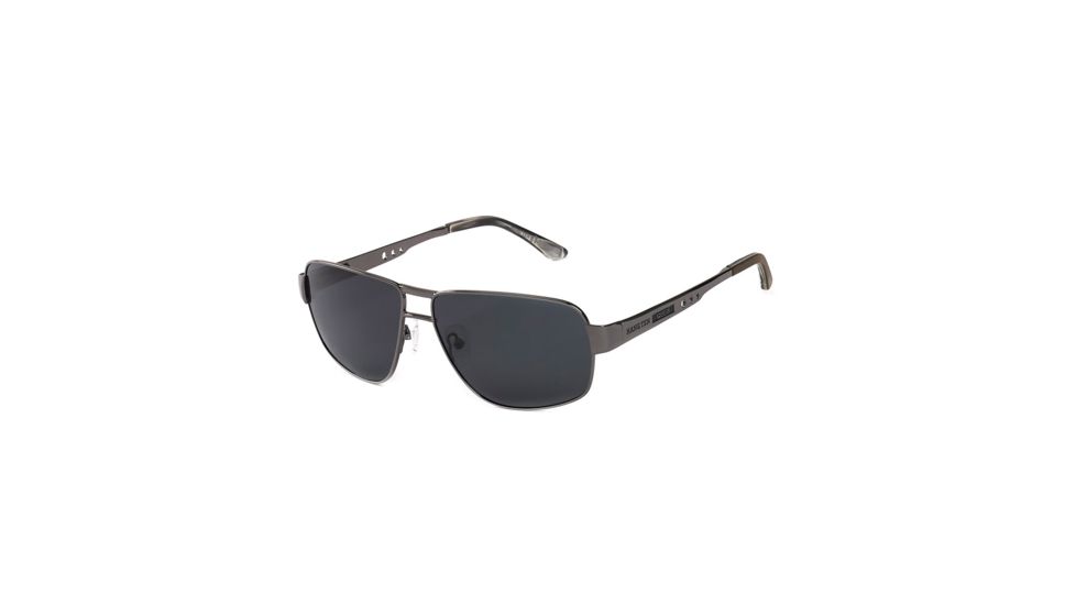 Hang Ten Gold The Hamilton Sunglasses, Shiny Gun/Smoke Lens 4002435