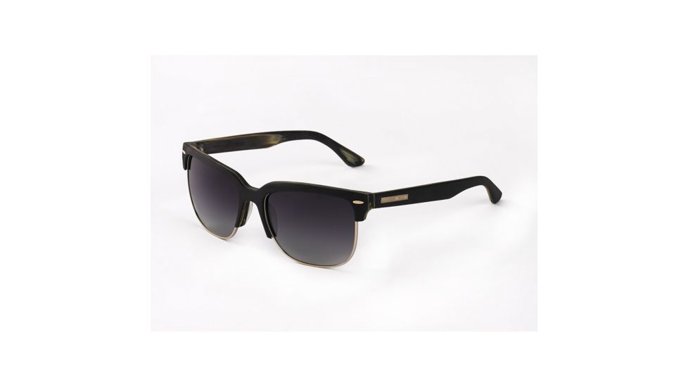 Hang Ten Gold The LAX Sunglasses, Metal Light Gold/Gradient Green Lens 4002403