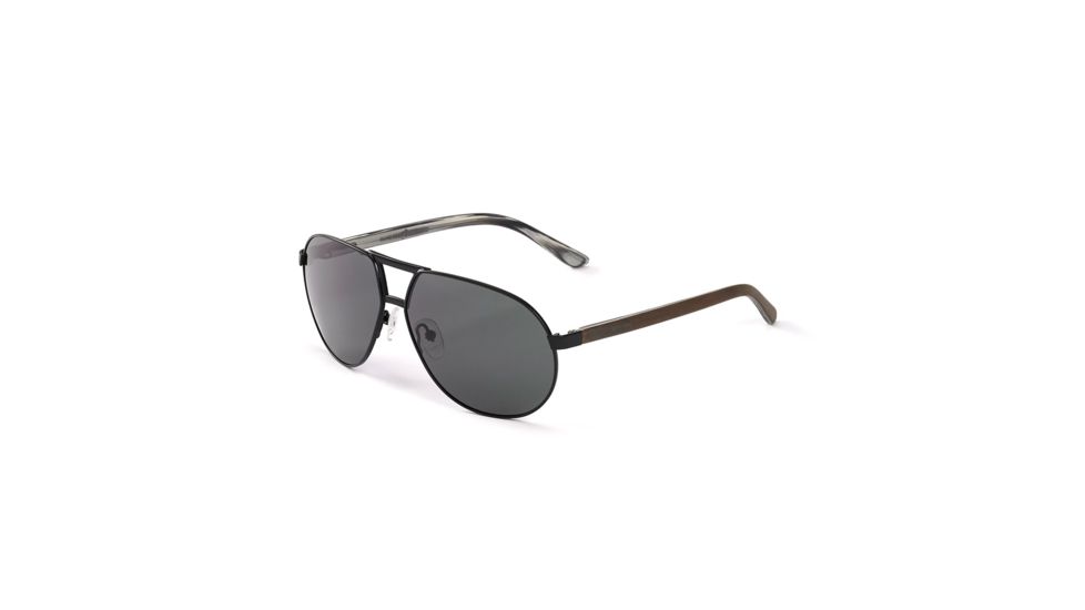 Hang Ten Gold The VHS Sunglasses, Matte Black/Smoke Lens 4002412