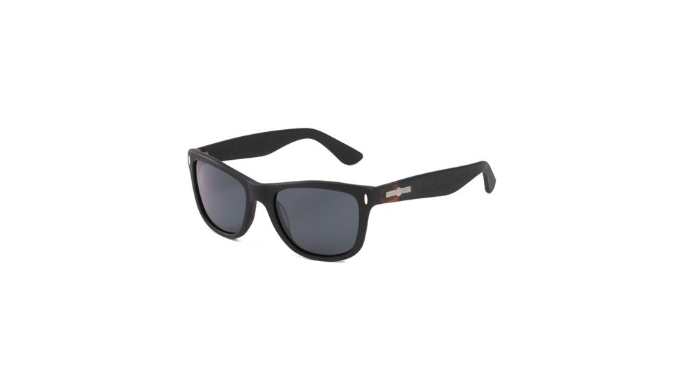 Hang Ten Gold The Wavefarer Sunglasses, Black Wood/Smoke Lens 4002391