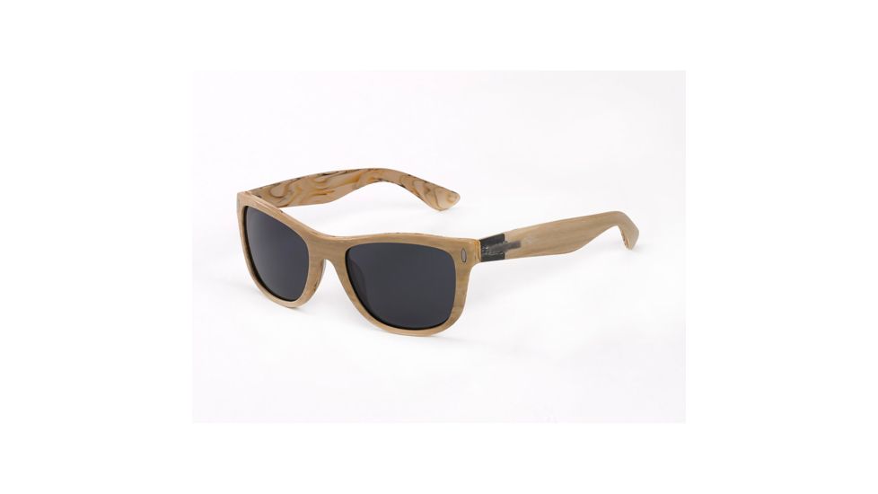 Hang Ten Gold The Wavefarer Sunglasses, Pine Wood/Smoke Lens 4002392