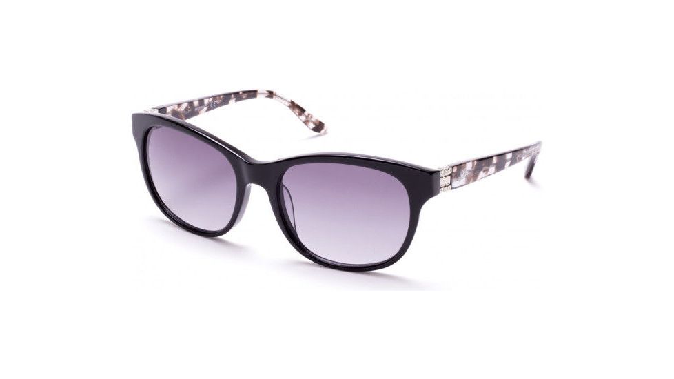 Harley Davidson Eyewear HD0307X Sunglasses - Shiny Black Frame, Smoke Lenses, 54 mm Lens Diameter HD0307X5401A