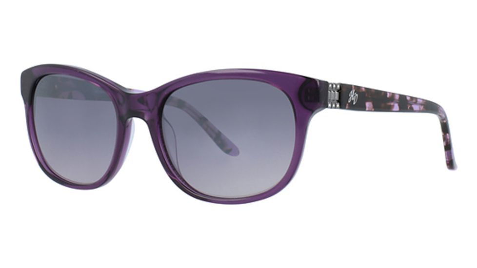 Harley Davidson Eyewear HD0307X Sunglasses - Shiny Violet Frame, Smoke Lenses, 54 mm Lens Diameter HD0307X5481A