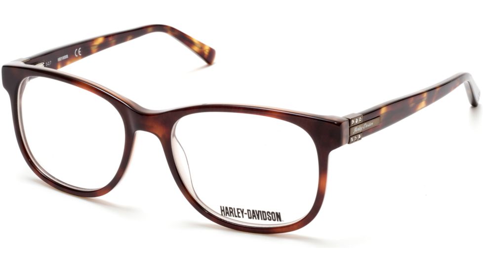 Harley Davidson Eyewear HD0546 Eyeglass Frames - Dark Havana Frame Color, Dark Havana Lens Color