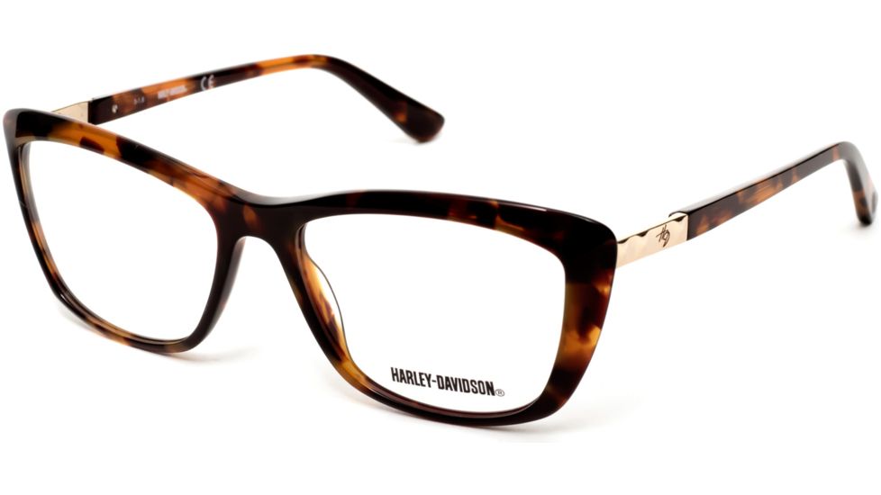 Harley Davidson Eyewear HD0548 Eyeglass Frames - Dark Havana Frame Color