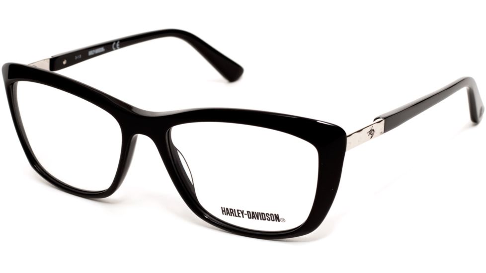 Harley Davidson Eyewear HD0548 Eyeglass Frames - Shiny Black Frame Color