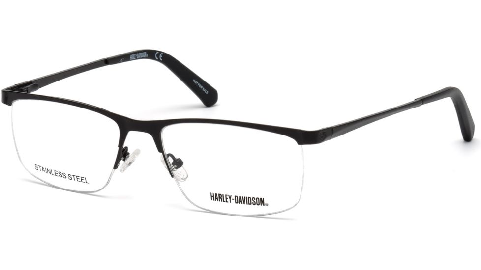 Harley Davidson Eyewear HD0778 Eyeglass Frames - Matte Black Frame Color, Matte Black Lens Color
