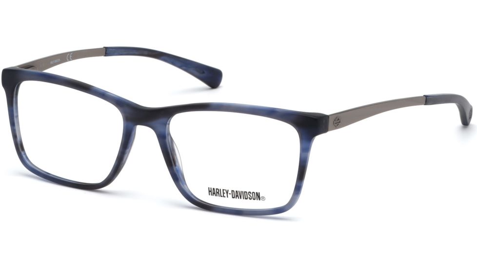 Harley Davidson Eyewear HD0779 Eyeglass Frames - Coloured Horn Frame Color