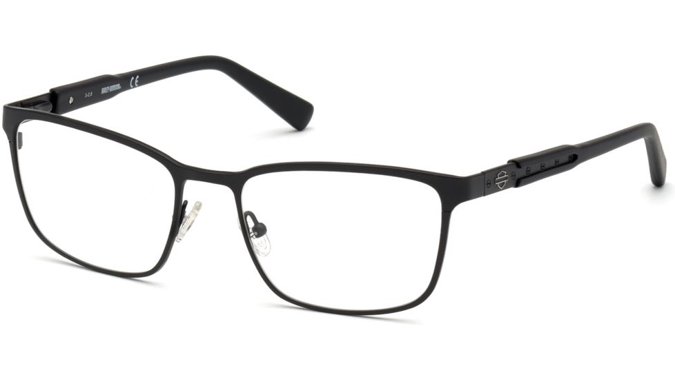 Harley Davidson Eyewear HD0789 Eyeglass Frames - Matte Black Frame Color, Matte Black Lens Color