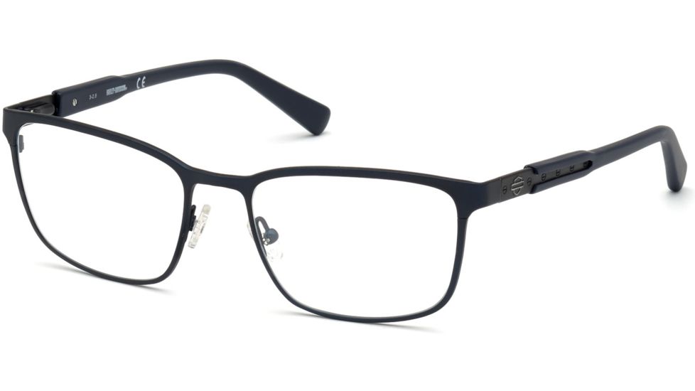 Harley Davidson Eyewear HD0789 Eyeglass Frames - Matte Blue Frame Color, Matte Blue Lens Color